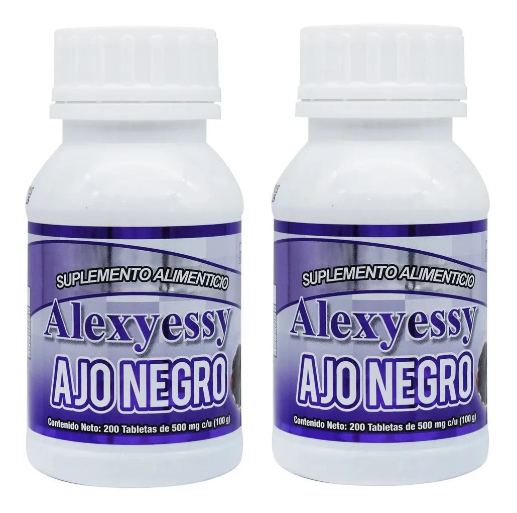 Ajo Negro Alexyessy 200 Tábletas - 2 PIEZAS