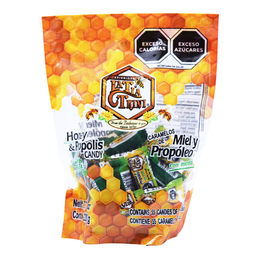 Caramelo De Propoleo Y Menta 55 Pza La Tia Trini