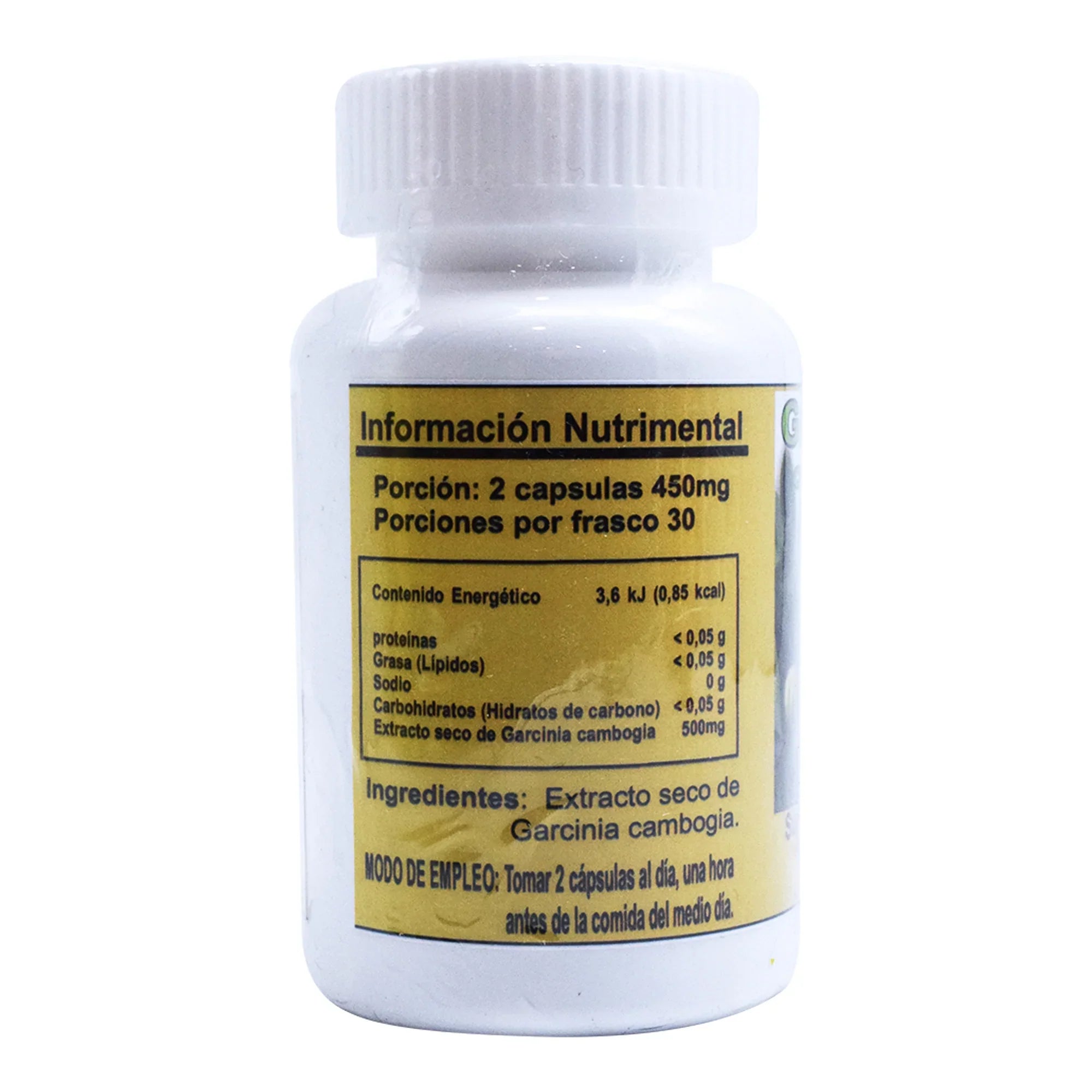 Garcinia Cambogia 60 Cápsulas Quema Grasa