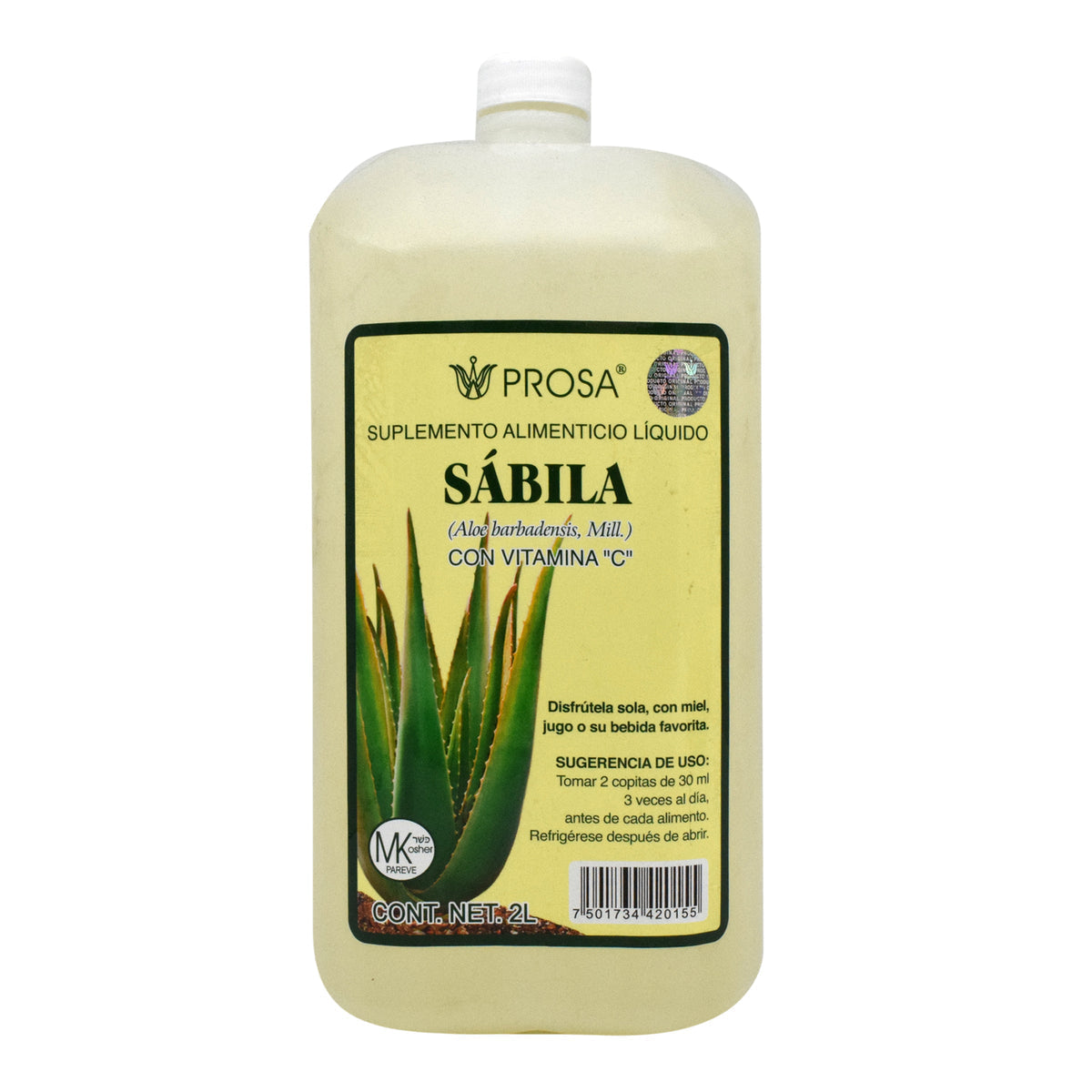 Bebida De Sábila Prosa 2 L