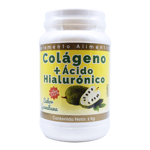 Colageno Y Acido Hialuronico Guanabana 1 Kg Pretty Bee