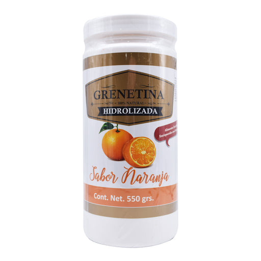 Grenetina Hidrolizada Sabor Naranja 550 G Pretty Bee