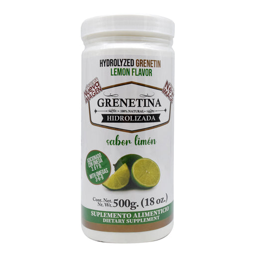 Grenetina Hidrolizada Sabor Limon 500 G Pretty Bee