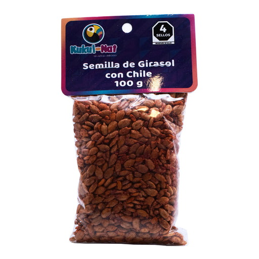 Semilla De Girasol Con Chile 100 G Kukul Nat