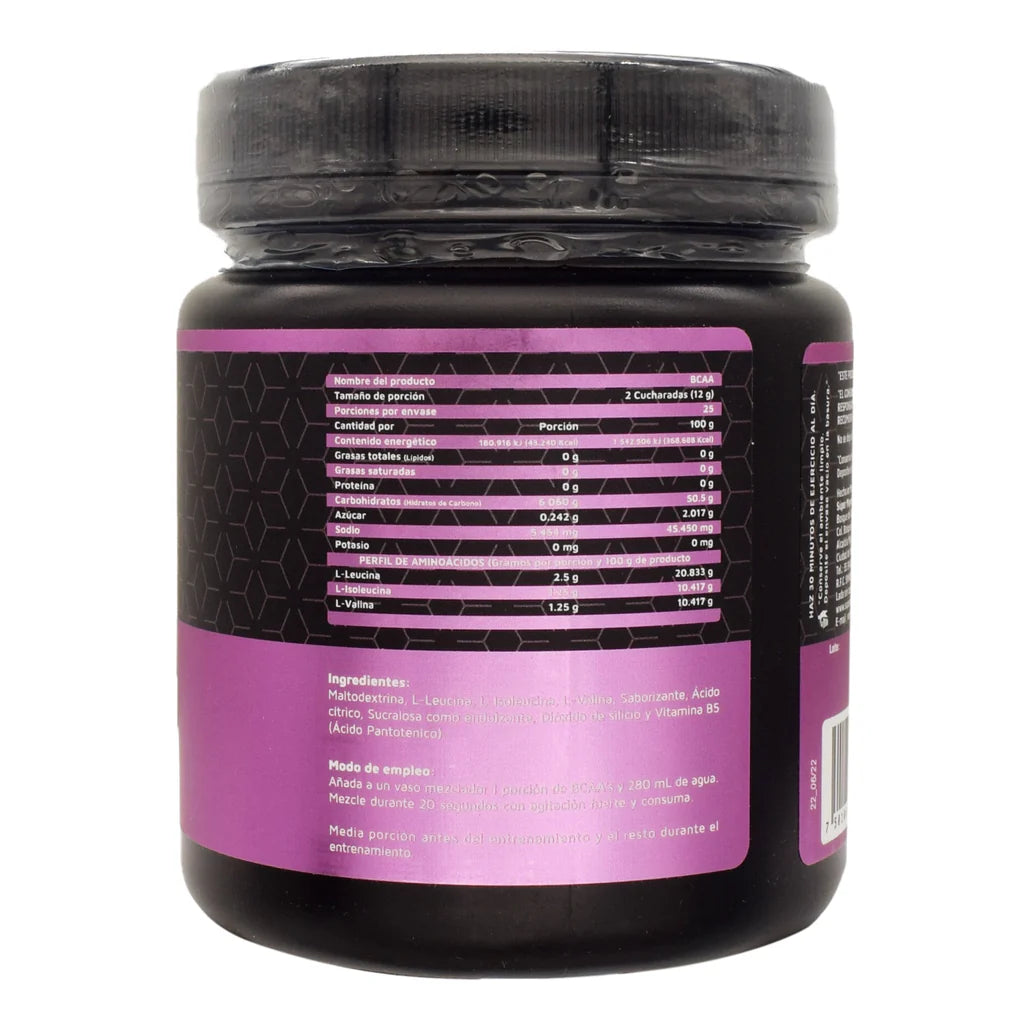 BCAA High Power High Power sabor mora azul de 300 g