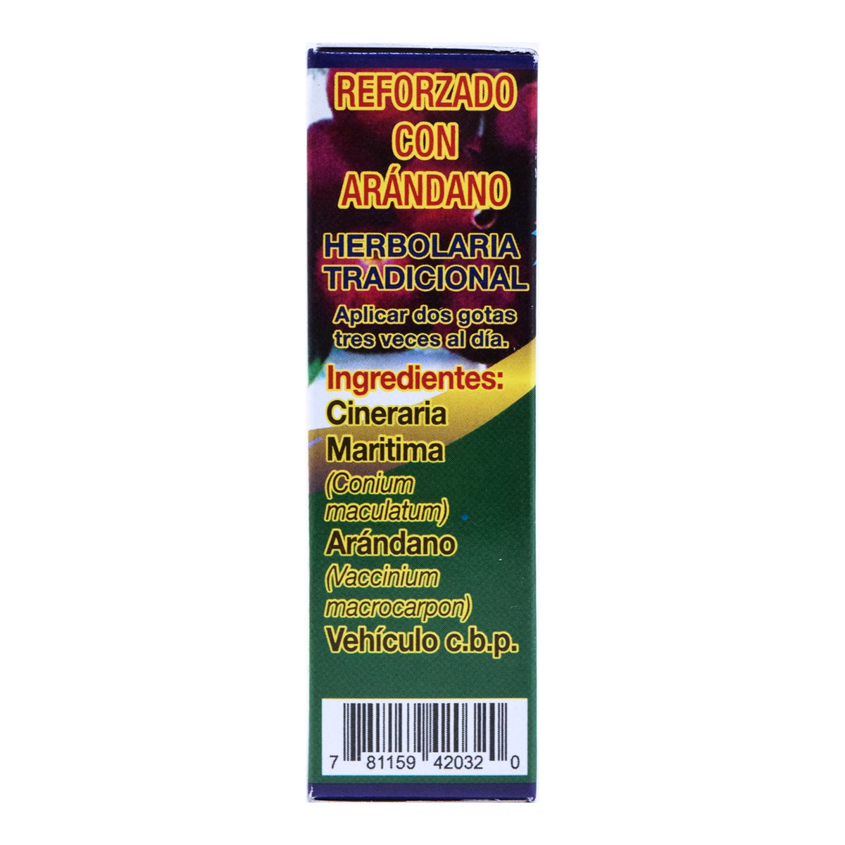 Cineraria Maritima Con Arándano Gold Life 20 mL