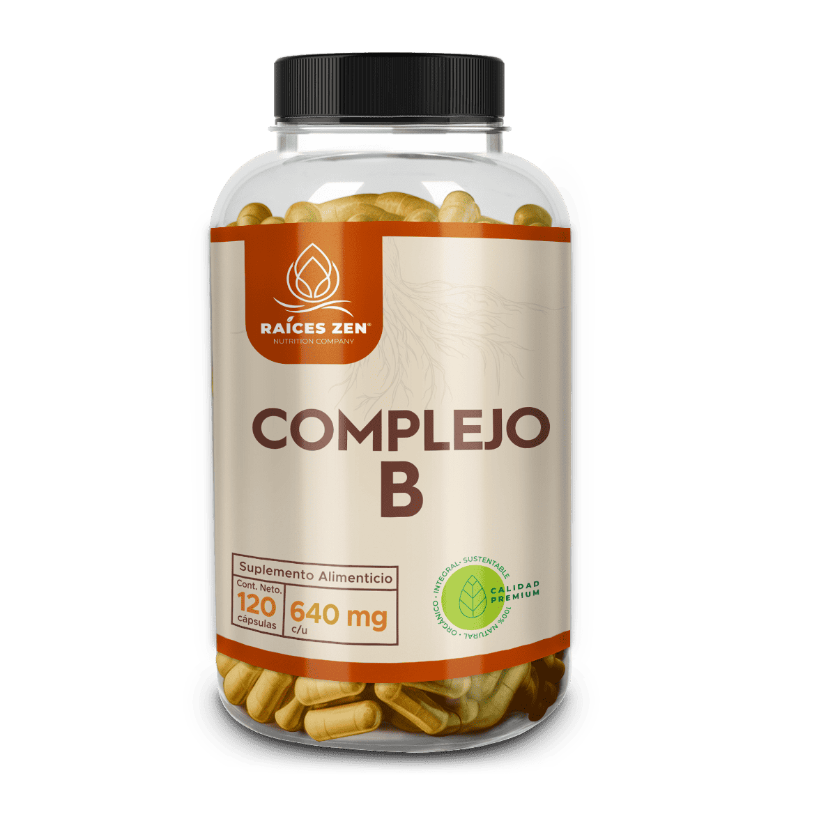 Complejo B Capsulas Raíces Zen