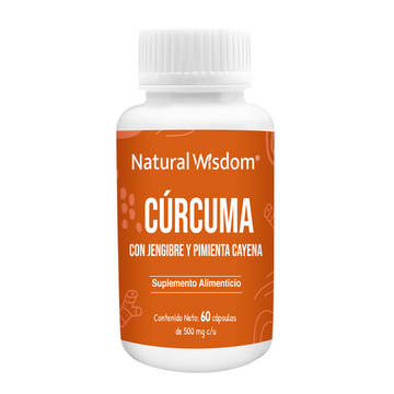 Cúrcuma Natural Wisdom 60 Cápsulas