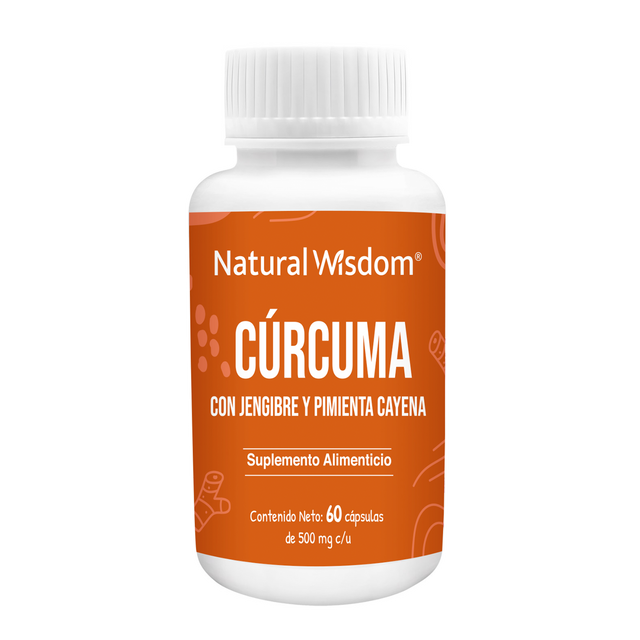 Cúrcuma Natural Wisdom 60 Cápsulas