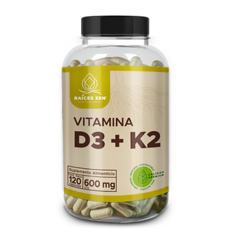 Vitamina D3 + K2 Raíces Zen