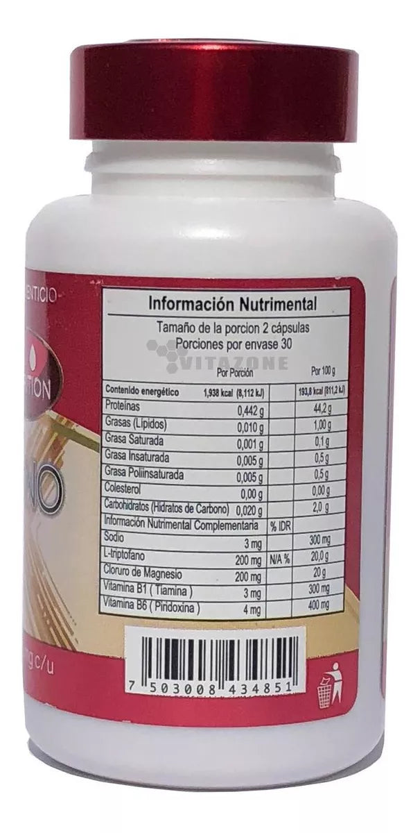 L Triptofano Keep Natural 60 Capsulas