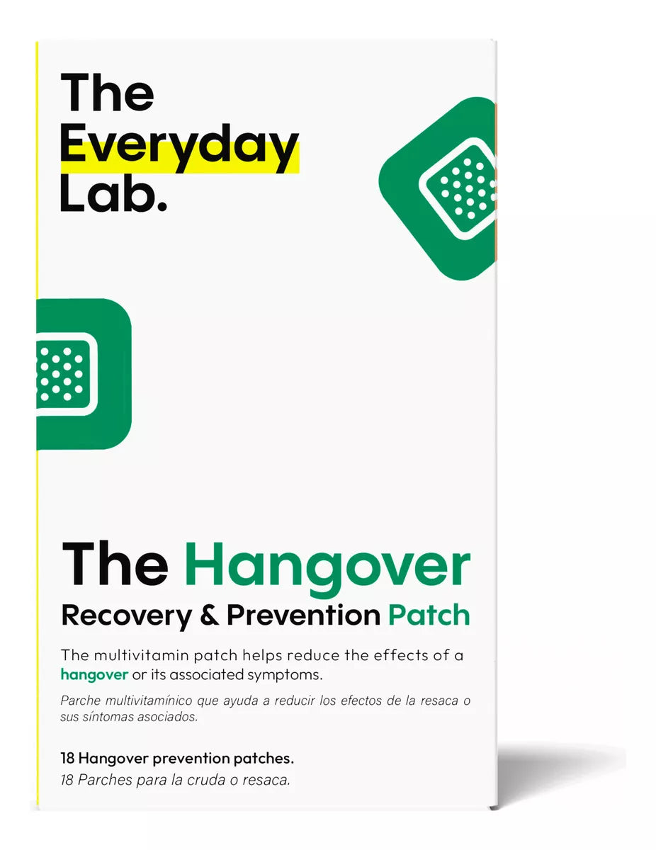 Hangover recovery & prevention patch Bolsa de Parches ideales para prevenir y curar resaca 18 U.
