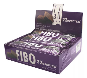Barra Chocolate Oscuro 22g Protein Fibo 6pz Suero De Leche