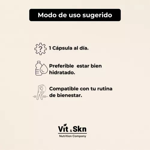 Quercetina Súper Premium Vit & Skn Nutrition Company 60 Cápsulas