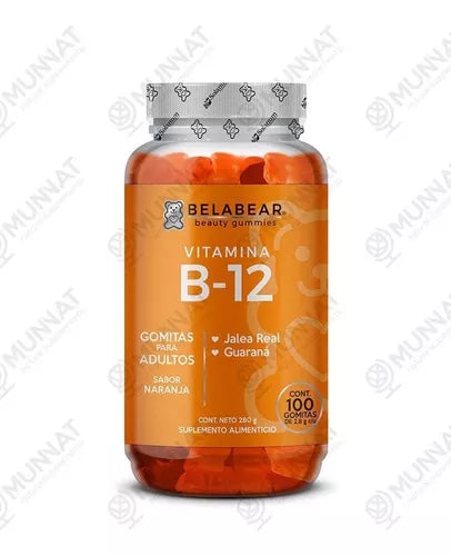 Solanum Belabear Vit B12 + Jalea Real Guaraná 100 Gomitas