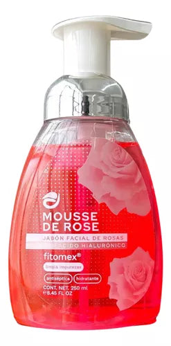 Jabón Facial Mousse de rose Fitomex 250 mL