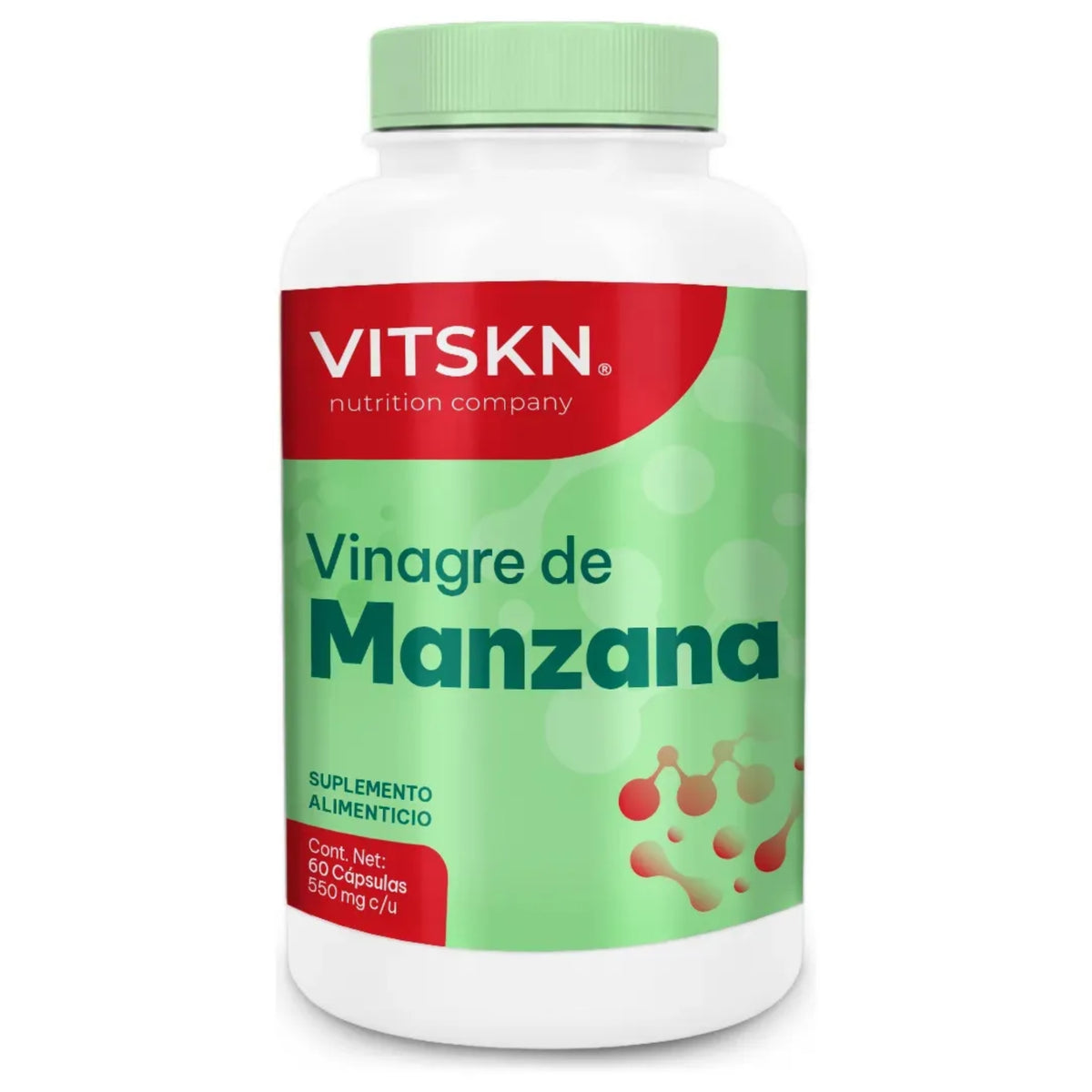 Vinagre de Manzana VITSKN 60 Cápsulas