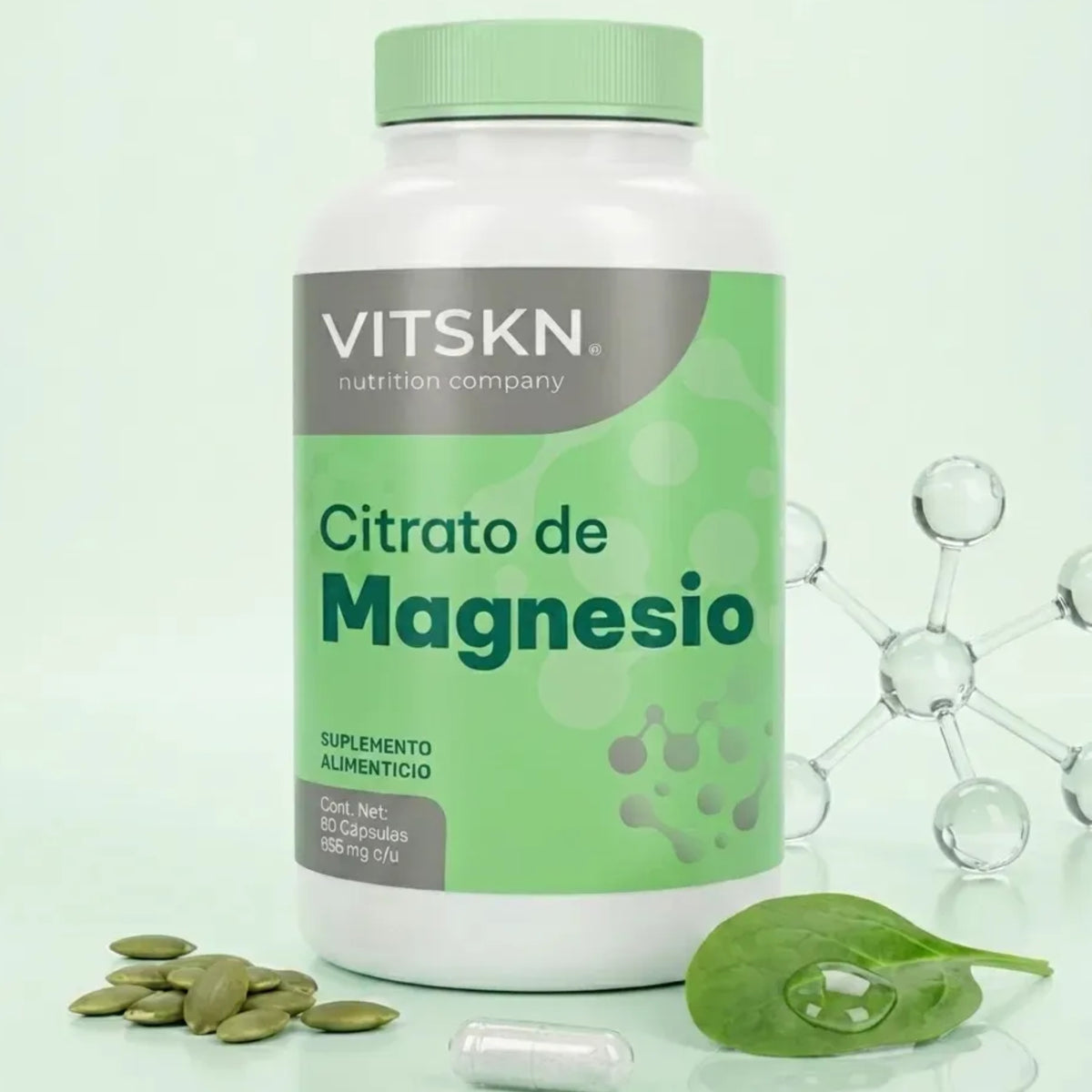 Citrato de Magnesio VITSKN 60 Cápsulas