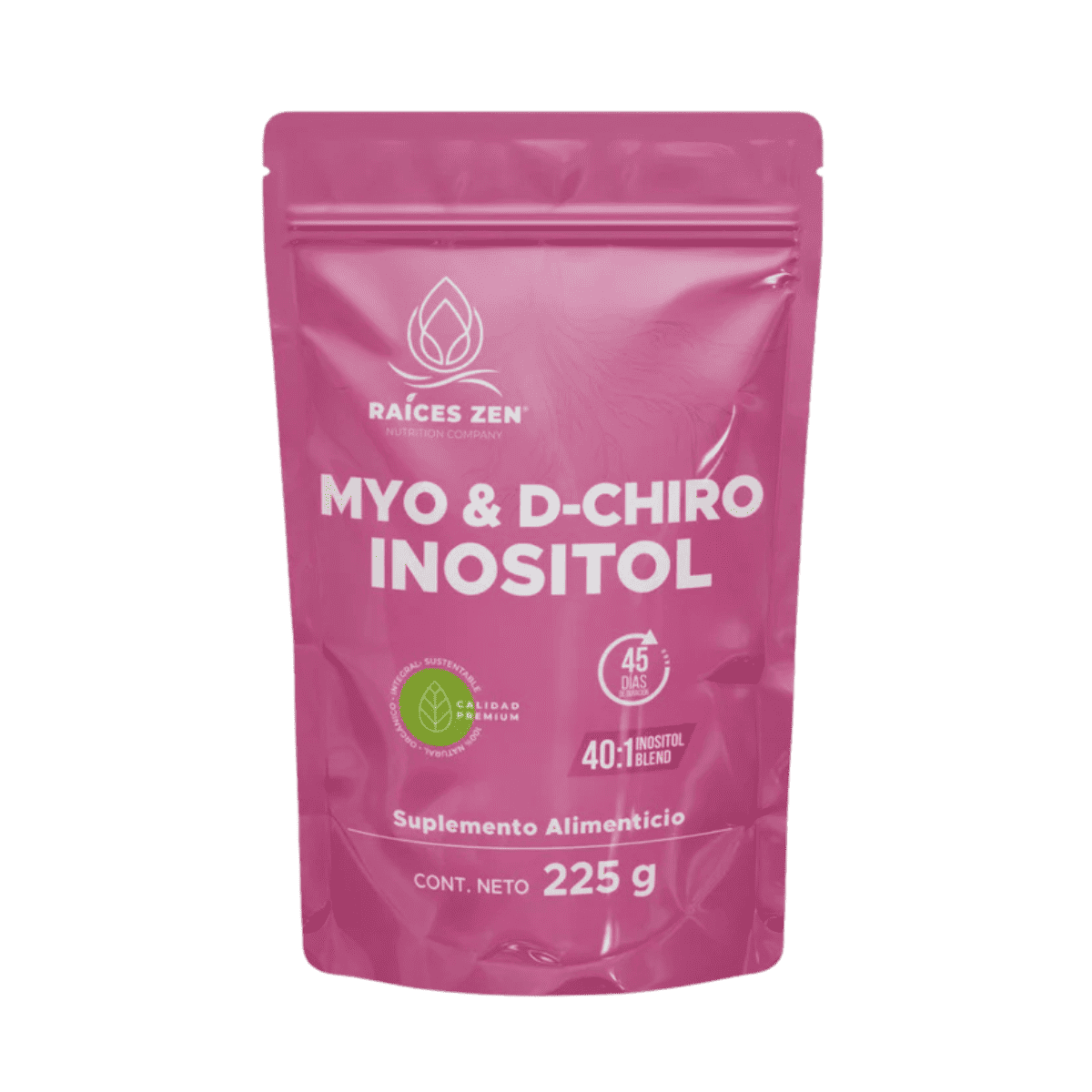 MyO & D Chiro Inositol Raíces Zen Súper Premium 225 g