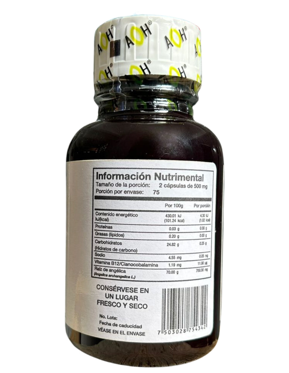 DOQI con Dong Quai Premium Adaptoheal 150 Caps 500 mg