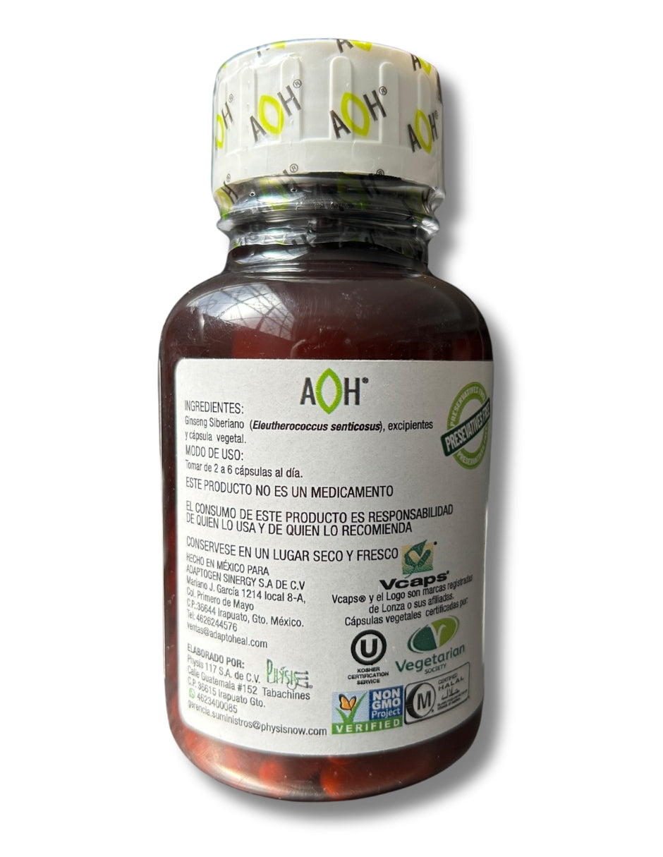 Ginseng Siberiano Super Premium Adaptoheal 150 Cápsulas De 500 mg