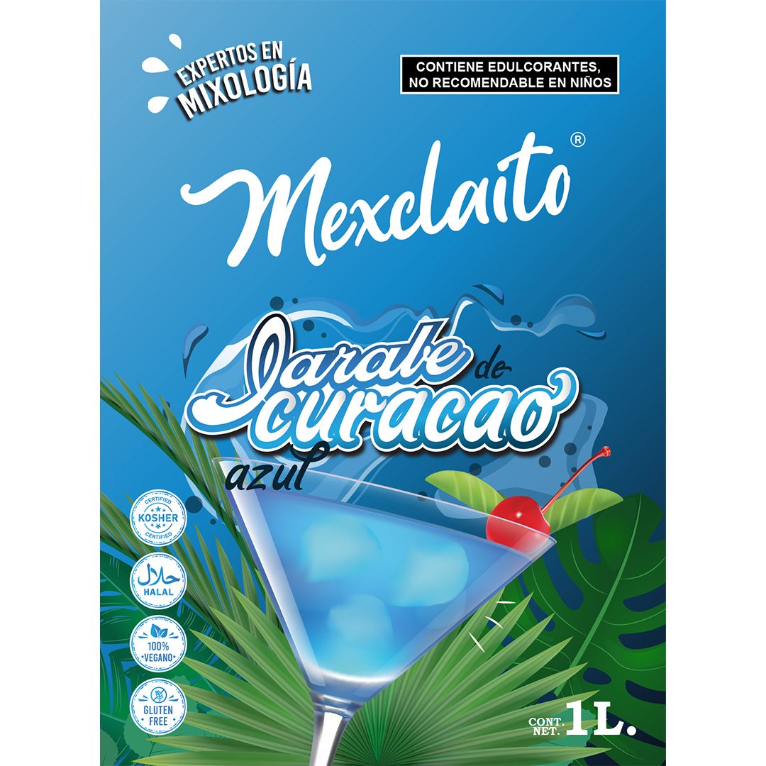 Mexclaito 1 L jarabe de Curaçao