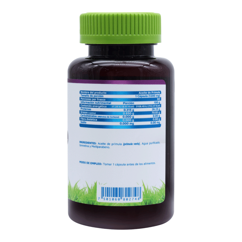Aceite De Prímula 60 Cápsulas Vidanat