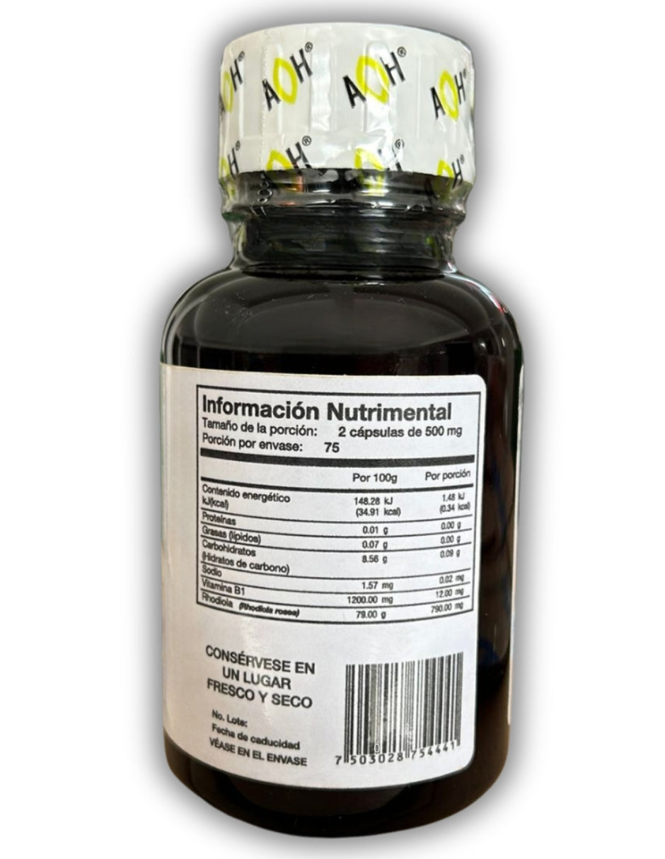 Rhodiola Rosea Puro Premium Adaptoheal 150 Capsulas 500 mg