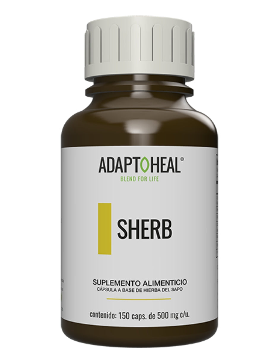SHERB con Hierba de Sapo Premium Adaptoheal 150 Caps 500 mg