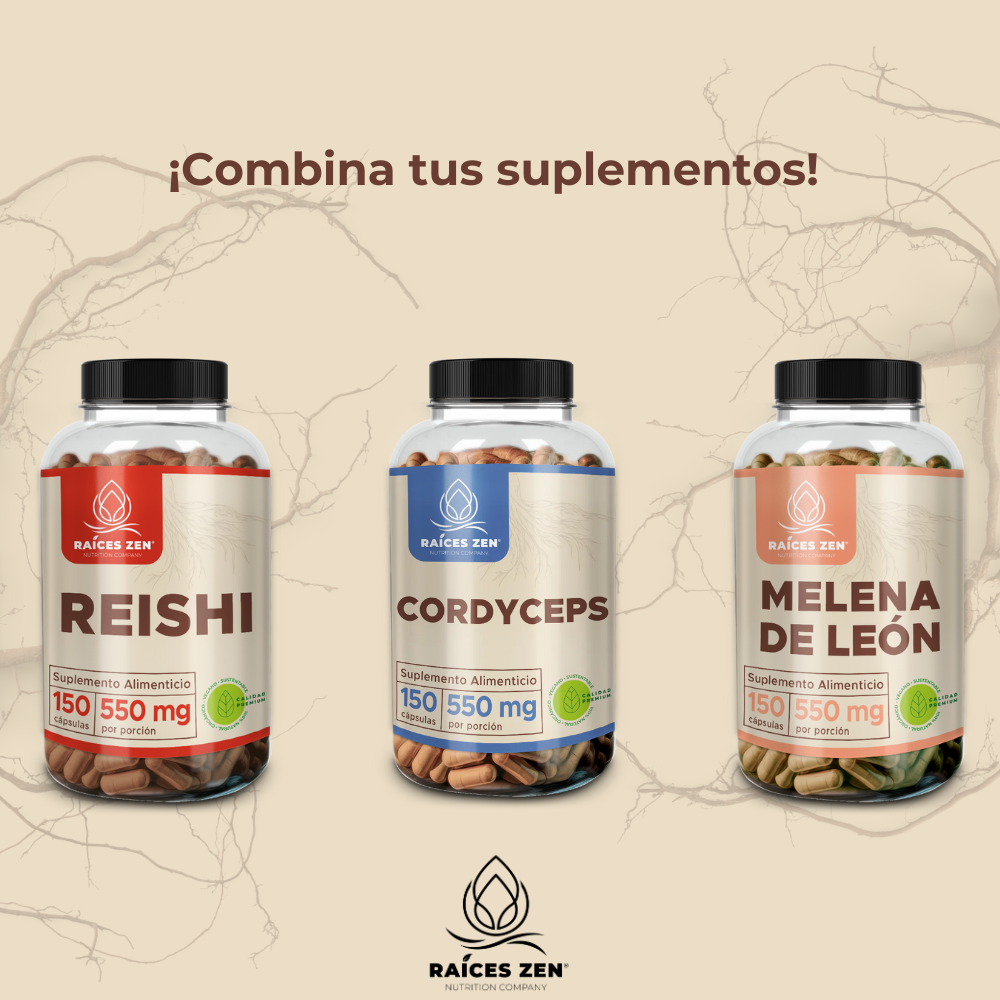 Cordyceps 150 Cápsulas Raíces Zen Calidad Premium