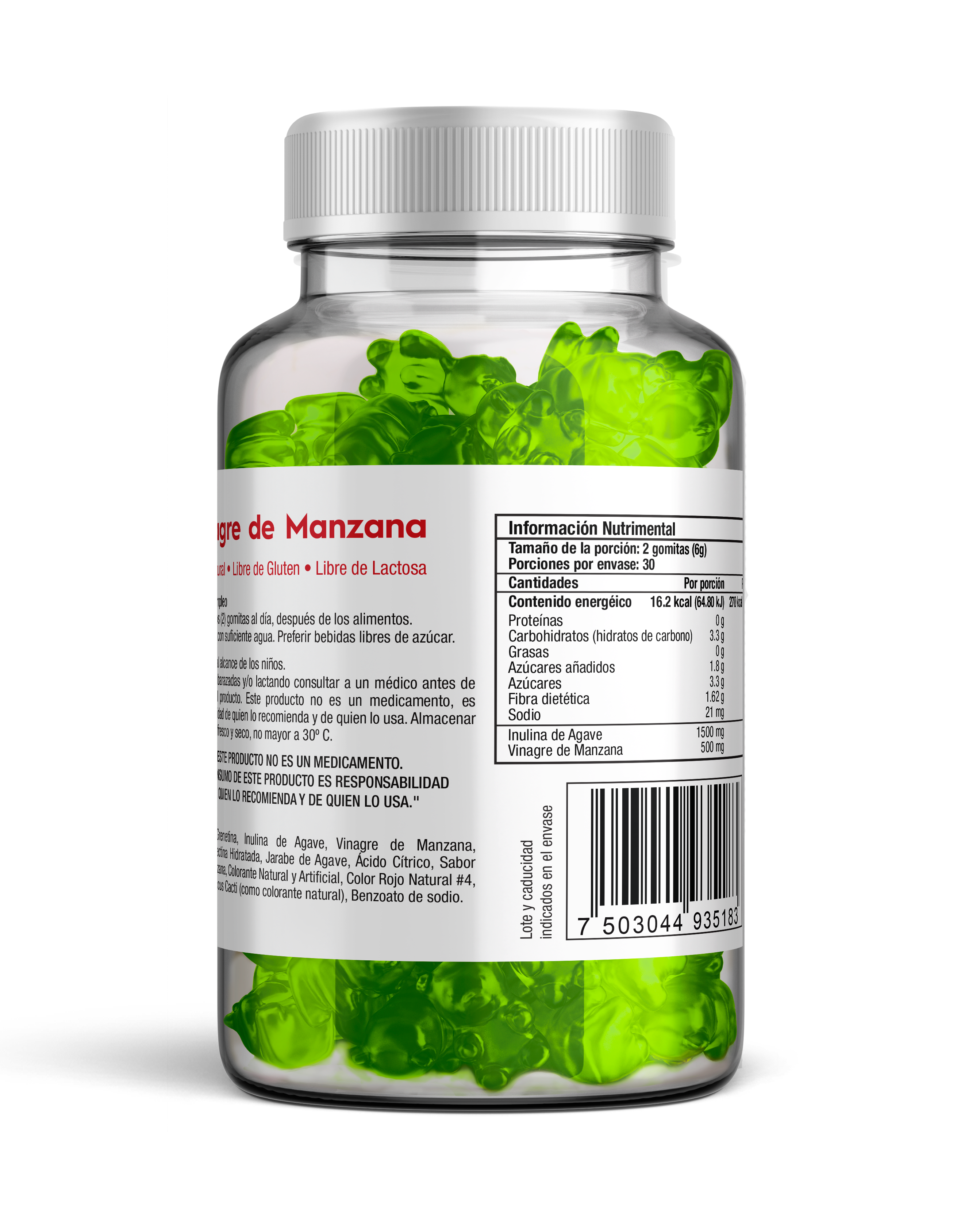 Vinagre de Manzana Skin Vit Nutrition 60 Gomitas