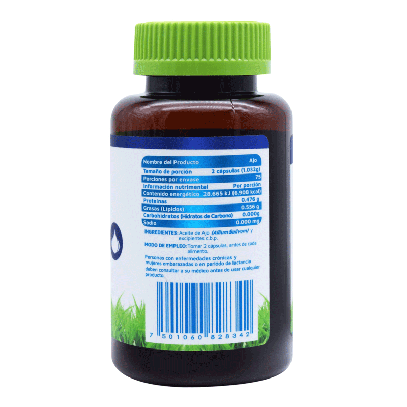Ajo Vidanat 150 Perlas 550 Mg