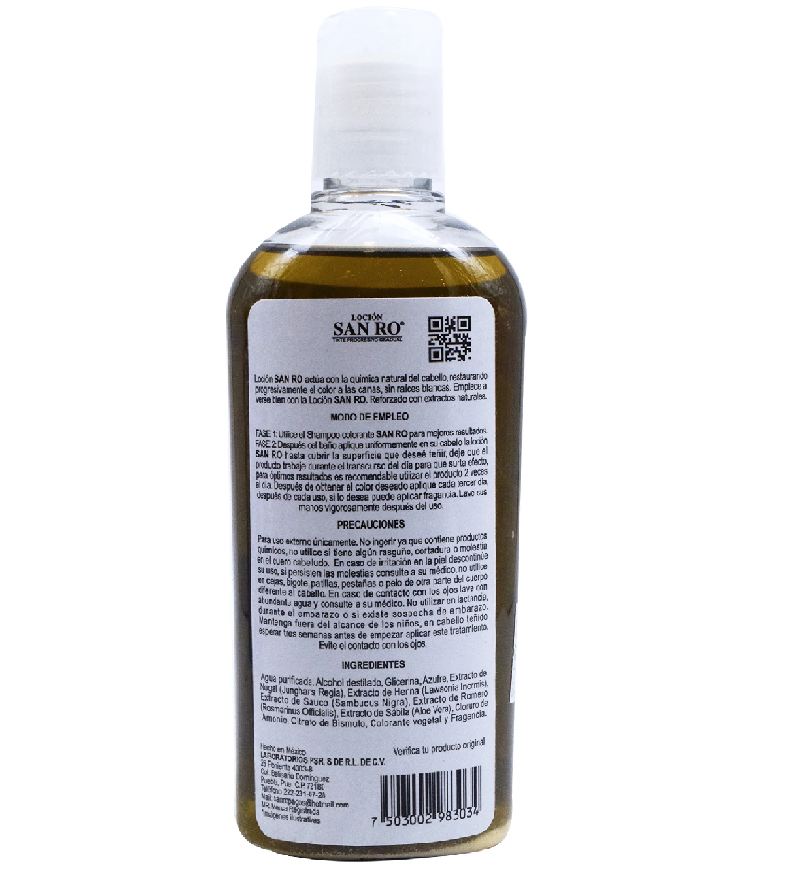 Loción Para las Canas 240 Ml - San Ro