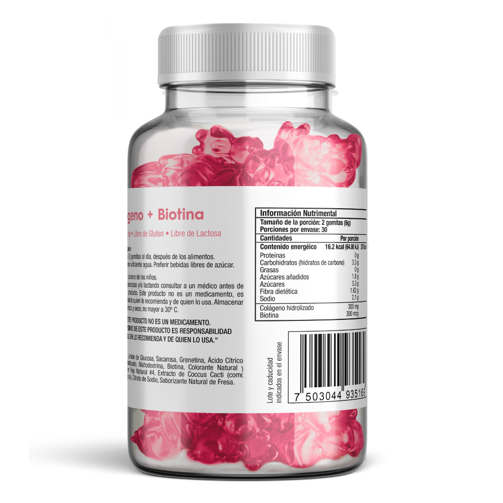Gomitas de Colágeno Biotina Skin Vit 60 Gomitas