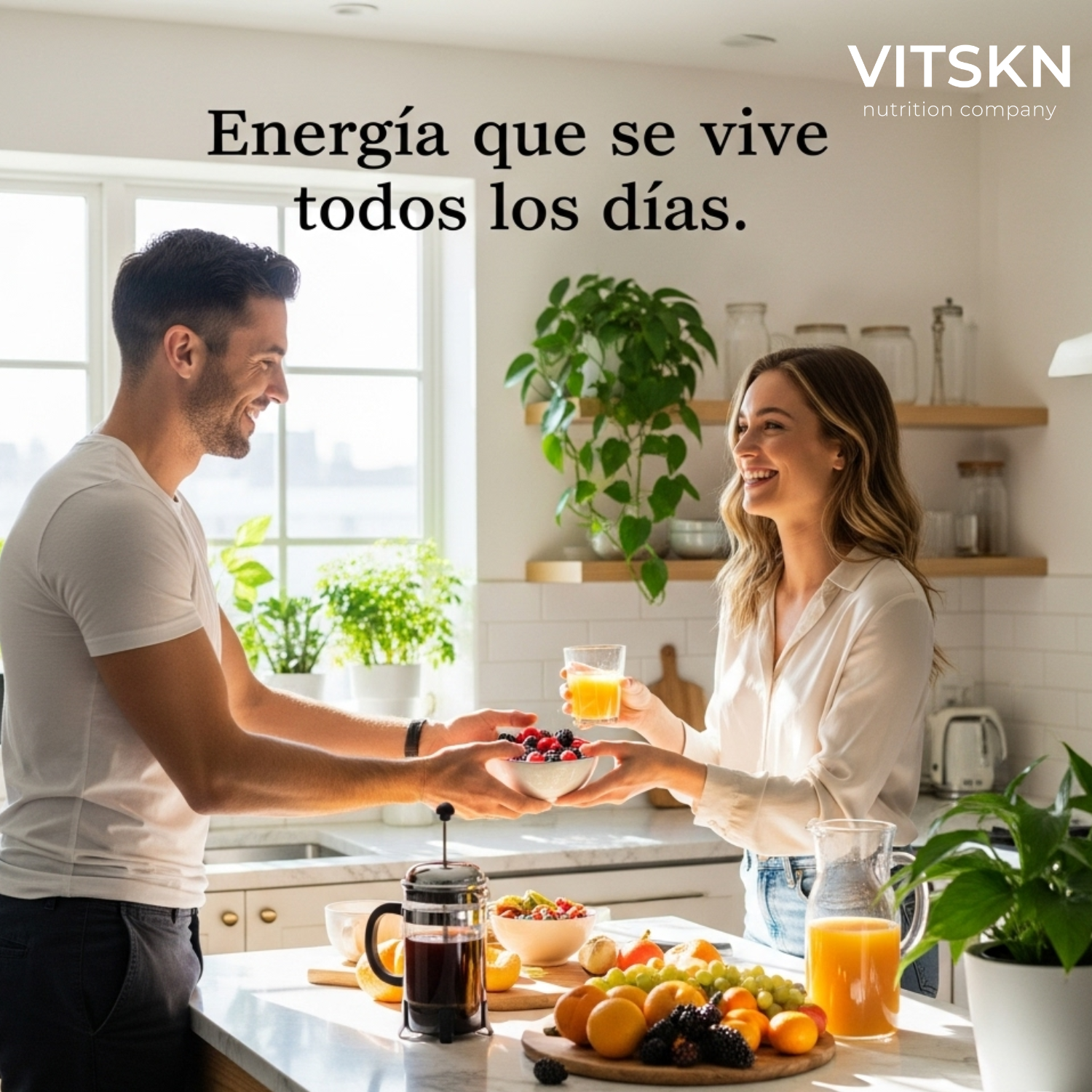 Complejo B VitSkn Nutrition Company 60 Cápsulas de 550mg