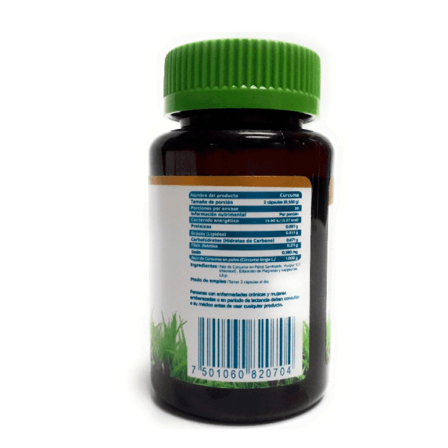 Cúrcuma Vidanat 60 Cápsulas 500 Mg