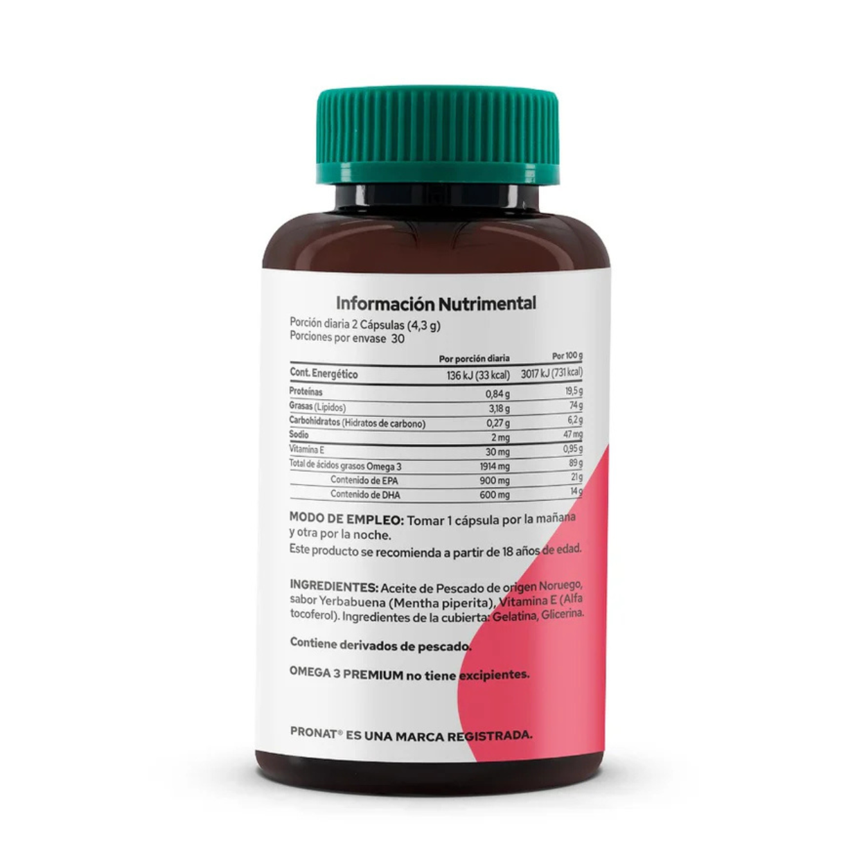 Pronat Omega 3 Premium 60 Cápsulas