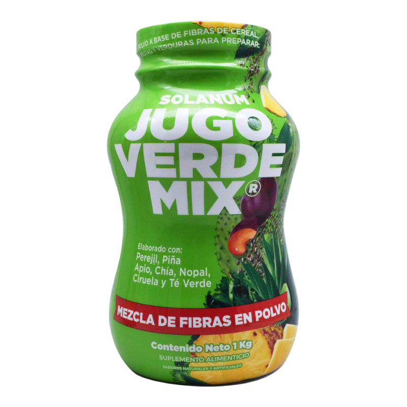 Jugo verde en polvo
