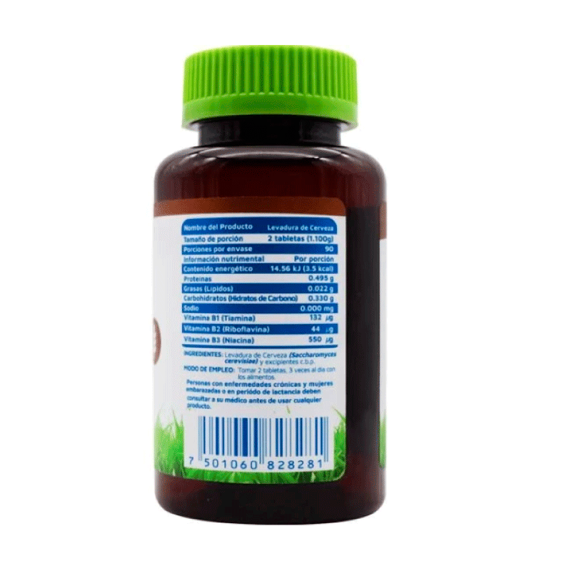 Levadura De Cerveza 500 Mg 180 Cápsulas Vidanat