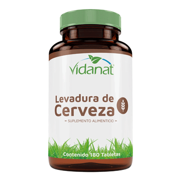 Levadura De Cerveza 500 Mg 180 Cápsulas Vidanat