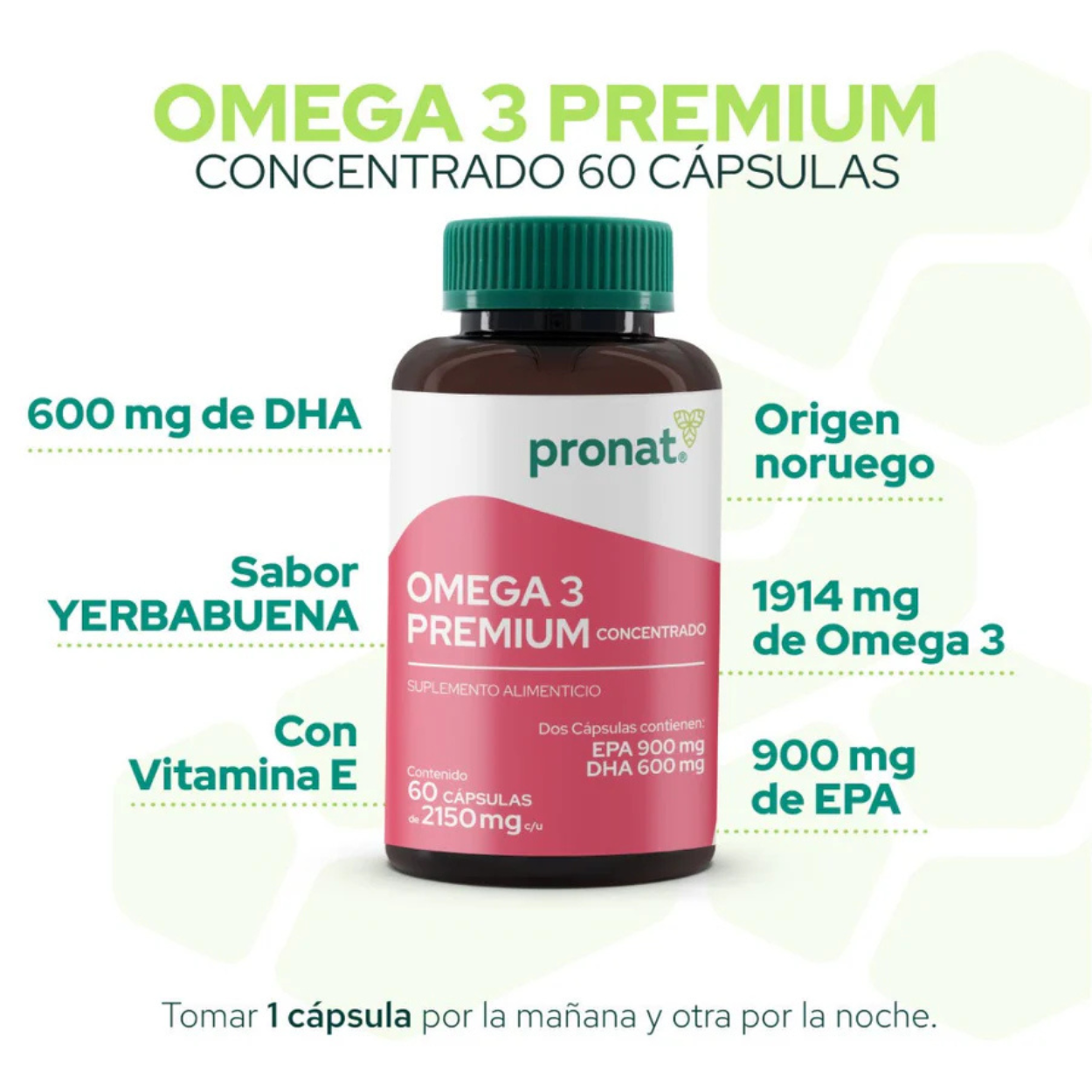 Pronat Omega 3 Premium 60 Cápsulas