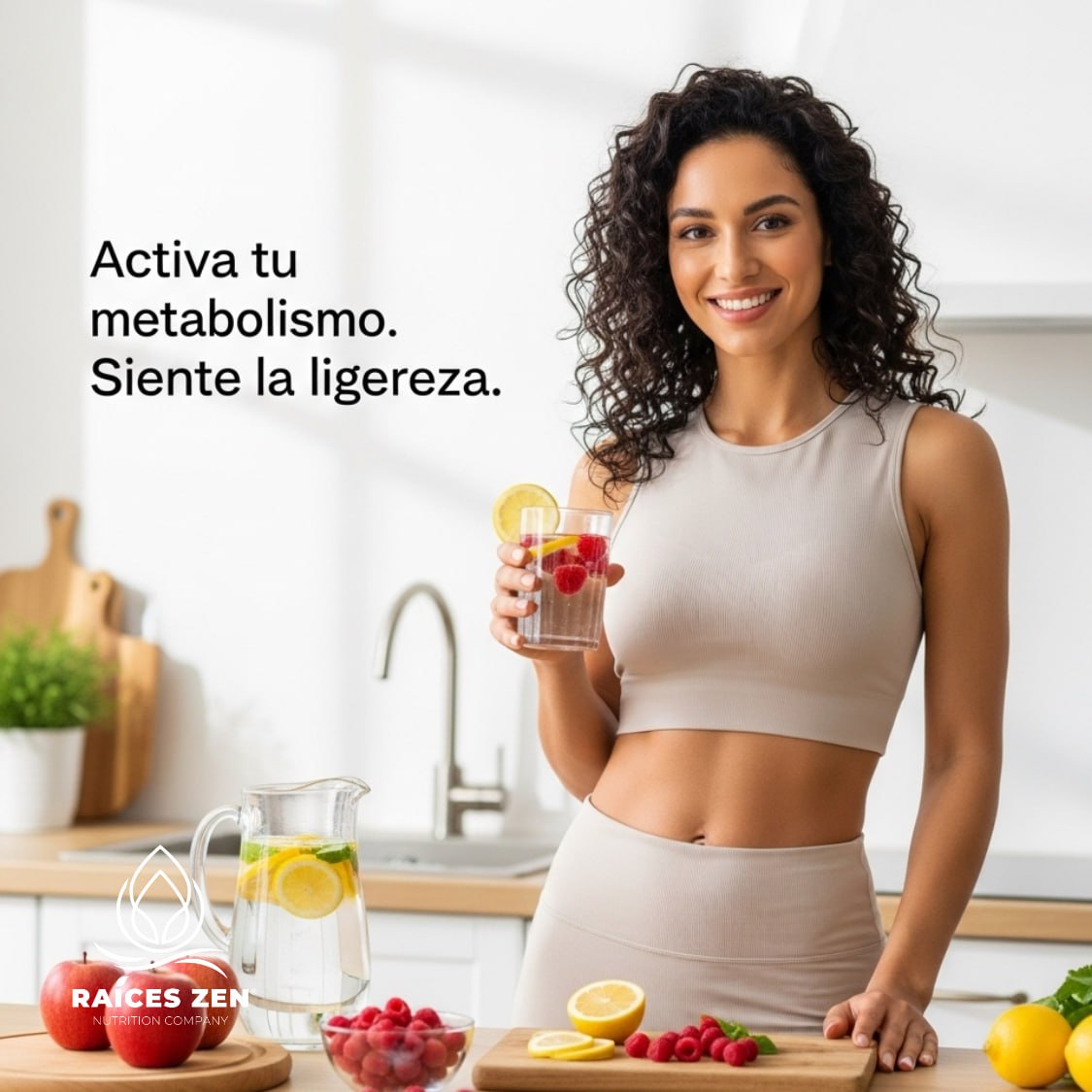 Vinagre de Manzana + Cetonas Raíces Zen Súper Premium 120 Cápsulas