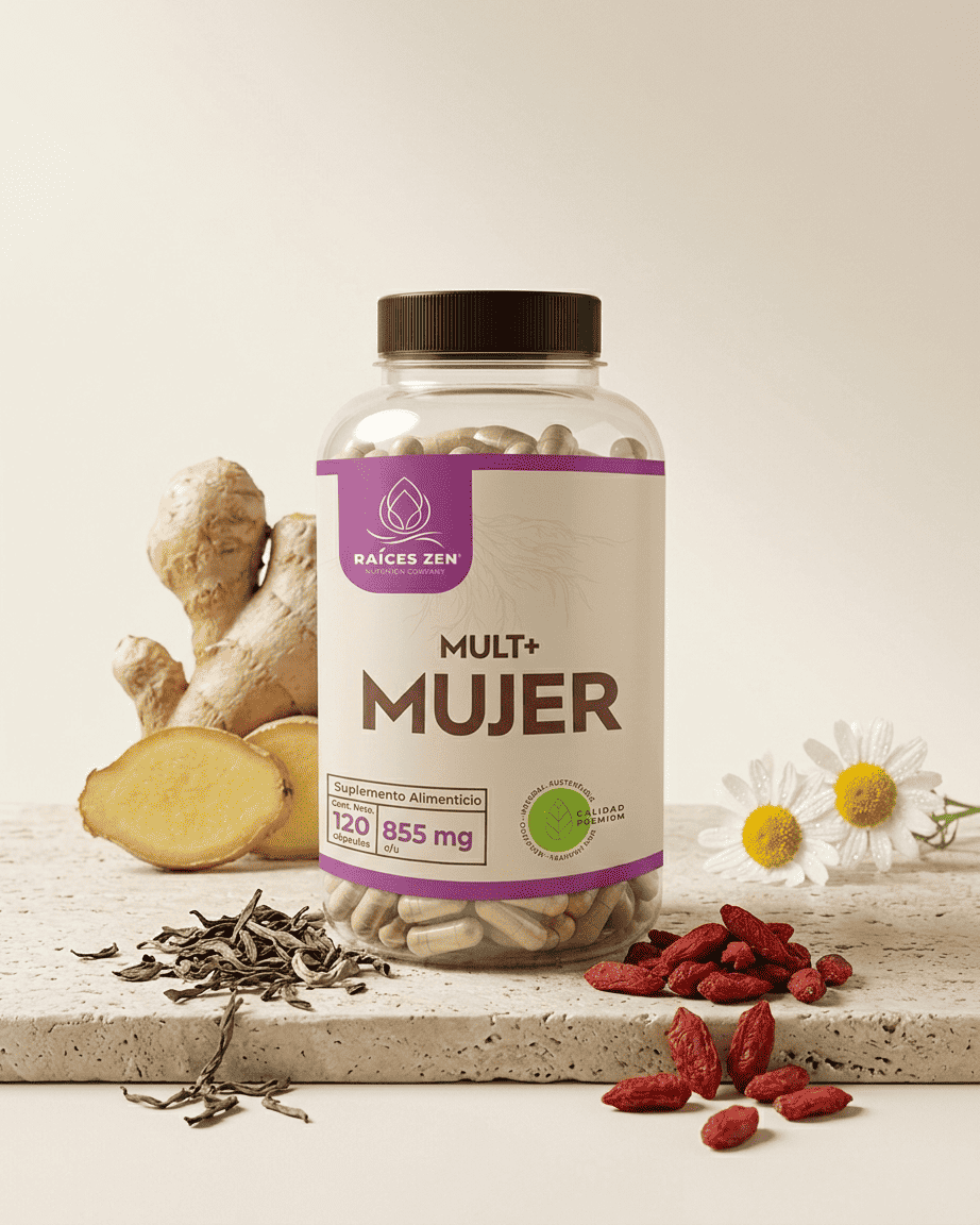 Multivitaminico para Mujeres Raíces Zen Mult Mujer 120 Cápsulas
