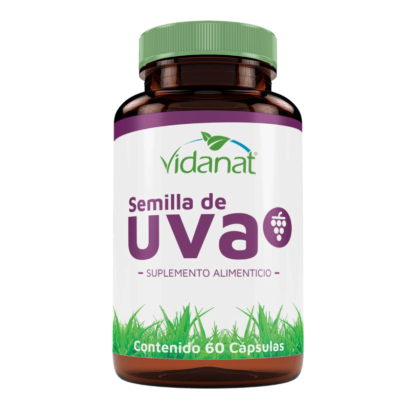 Tienda Oficial Recibe Xpress Semilla De Uva Vidanat 60 Cápsulas