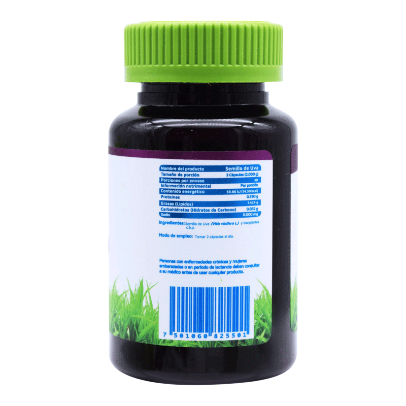 Semilla de Uva Vidanat 60 Cápsulas