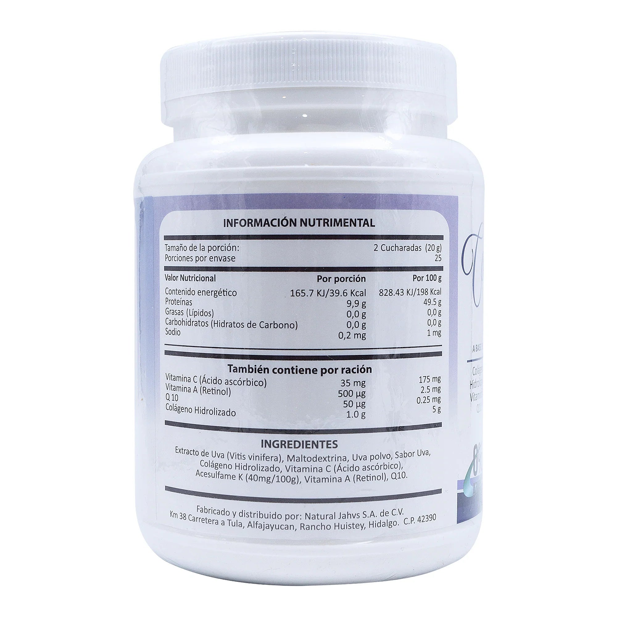 Colágeno Collagen Hidrolizado En Polvo De 500 g
