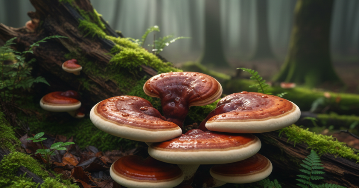 Hongo Reishi adaptógeno de Raíces Zen para fortalecer el sistema inmune