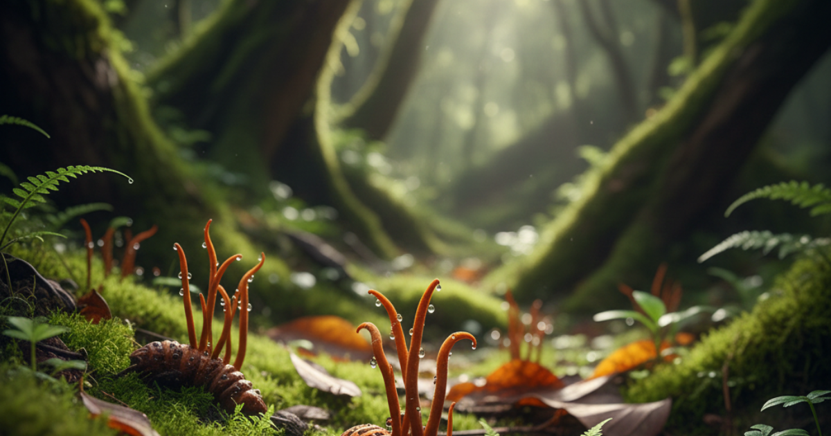 Cordyceps de Raíces Zen, hongo adaptógeno natural para energía y vitalidad