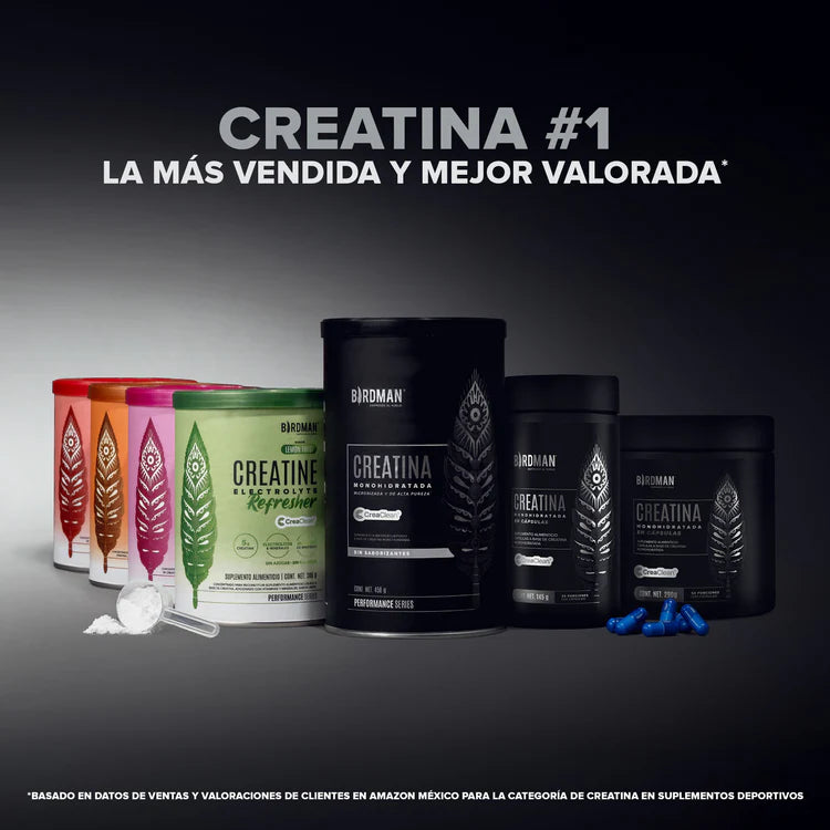 Creatina monohidratada  Birdman 450g | suplemento alimenticio en polvo