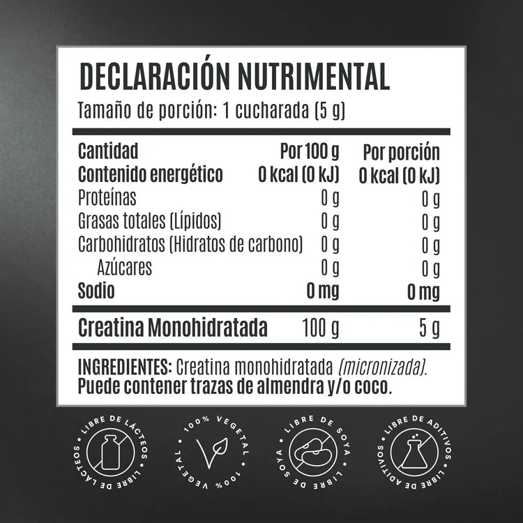 Creatina monohidratada  Birdman 450g | suplemento alimenticio en polvo